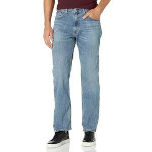 Men's Levi's 505 Eco-Ease Regular-Fit Stretch Jeans, 40W X 32L, Light Blue,